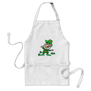 Leprachaun Lucky Happy St. Patrick's Day Standard Apron