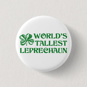 Leprechaun 3 Cm Round Badge
