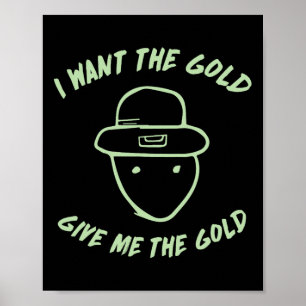 Leprechaun Amateur Sketch Meme Irish Funny St Patr Poster