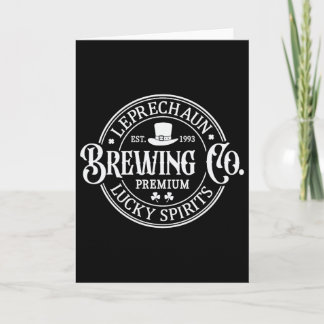 Leprechaun Brewing Co St. Patrick's Day Card