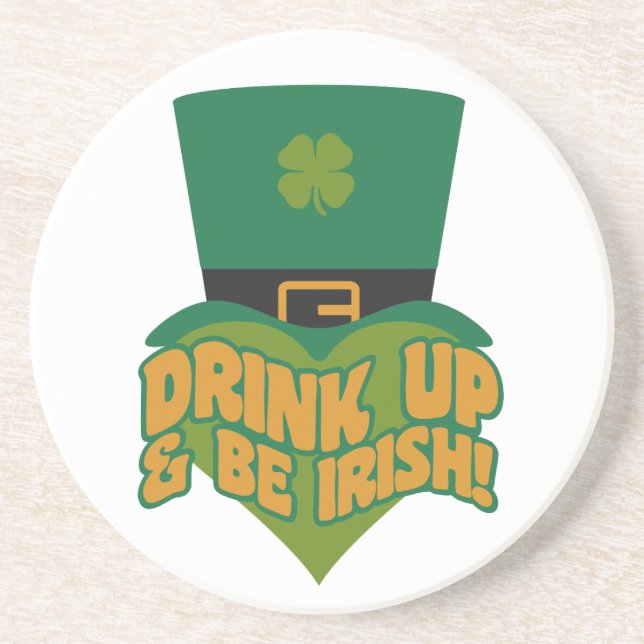 Leprechaun custom coaster (Front)
