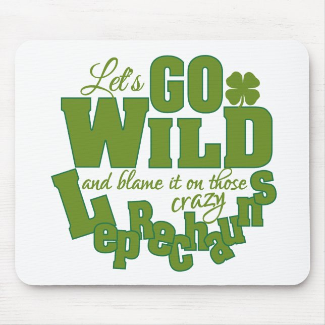 Leprechaun custom mousepad (Front)