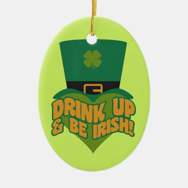 Leprechaun custom ornament (Front)