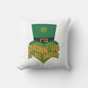 Leprechaun custom throw pillow