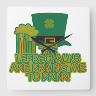 Leprechaun custom wall clock