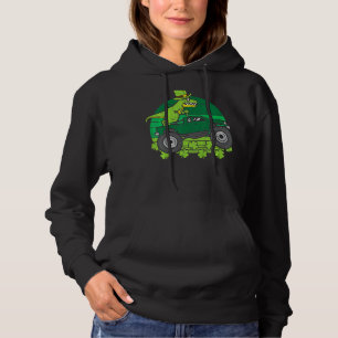 Leprechaun Dino Monster Truck St Patricks Day Todd Hoodie