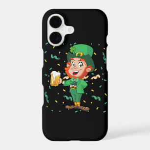 Leprechaun Drinking Beer St. Patrick's Day
