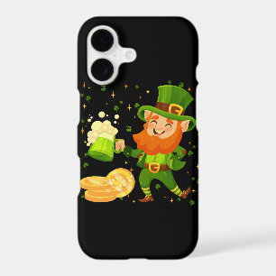 Leprechaun Drinking Beer St. Patrick's Day