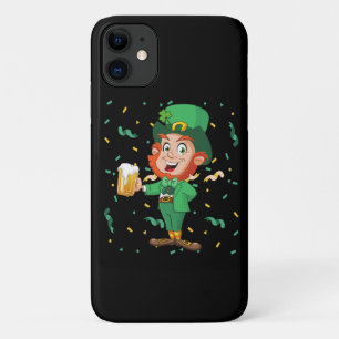 Leprechaun Drinking Beer St. Patrick's Day Case-Mate iPhone Case