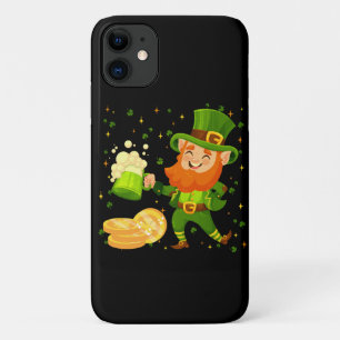 Leprechaun Drinking Beer St. Patrick's Day Case-Mate iPhone Case