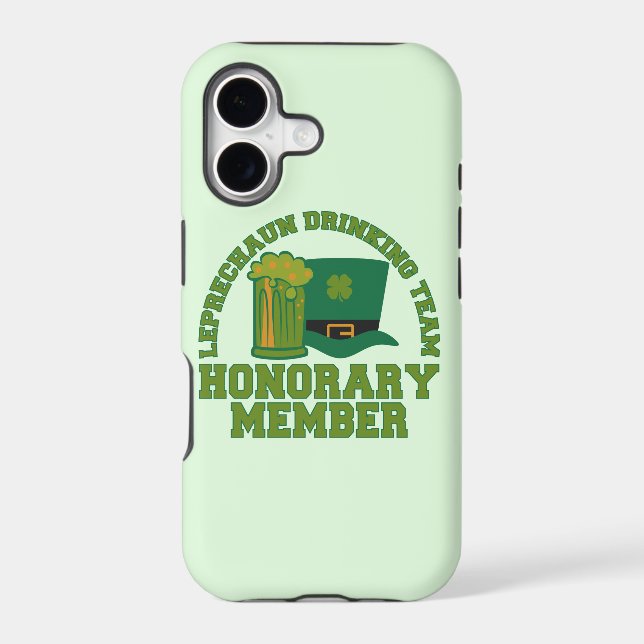 Leprechaun Drinking Team iPhone case (Back)