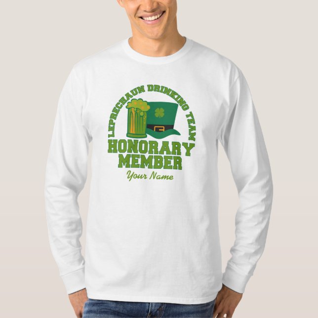 Leprechaun Drinking Team shirts & jackets (Front)