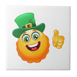 leprechaun emoji tile