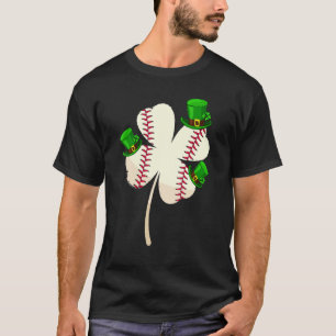 Leprechaun Hat Baseball Lover Lucky Shamrock St Pa T-Shirt