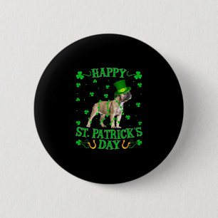 Leprechaun Hat French Bulldog St. Patrick's Day  6 Cm Round Badge