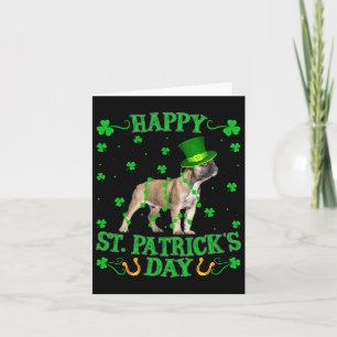 Leprechaun Hat French Bulldog St. Patrick's Day  Card