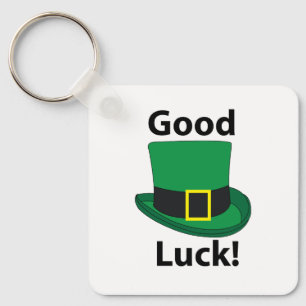 Leprechaun Hat Good Luck St Patricks Day Key Ring