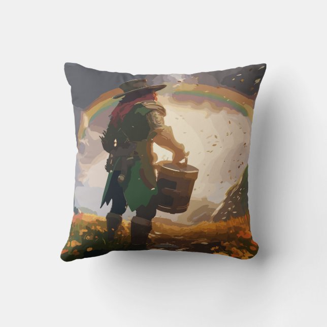 Leprechaun Hideaway Cushion (Back)