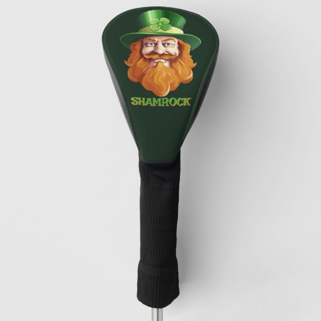 Leprechaun Hideaway Golf Head Cover (Front)