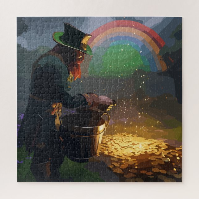 Leprechaun Hideaway Jigsaw Puzzle (Vertical)