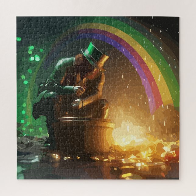 Leprechaun Hideaway Jigsaw Puzzle (Vertical)
