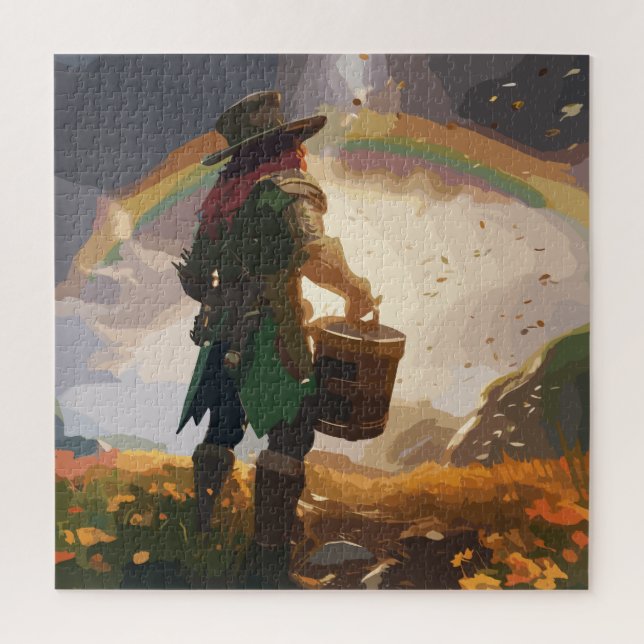 Leprechaun Hideaway Jigsaw Puzzle (Vertical)
