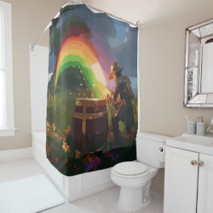 Leprechaun Hideaway Shower Curtain