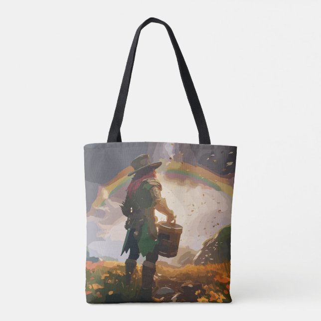 Leprechaun Hideaway Tote Bag (Back)
