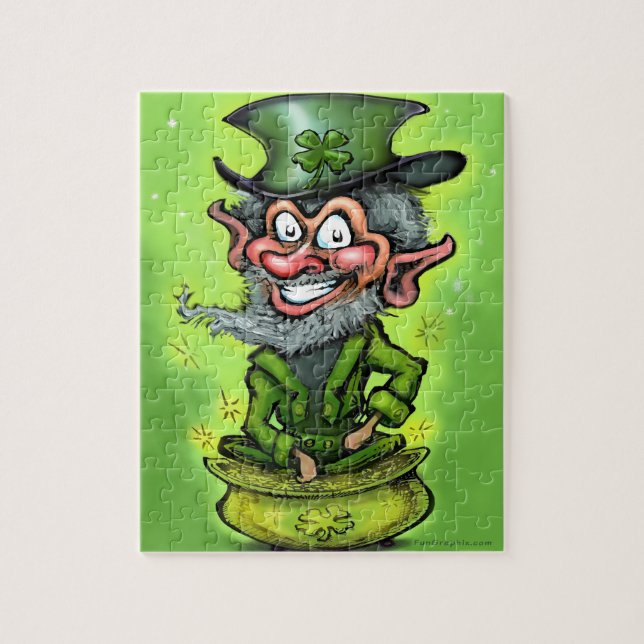Leprechaun Jigsaw Puzzle (Vertical)