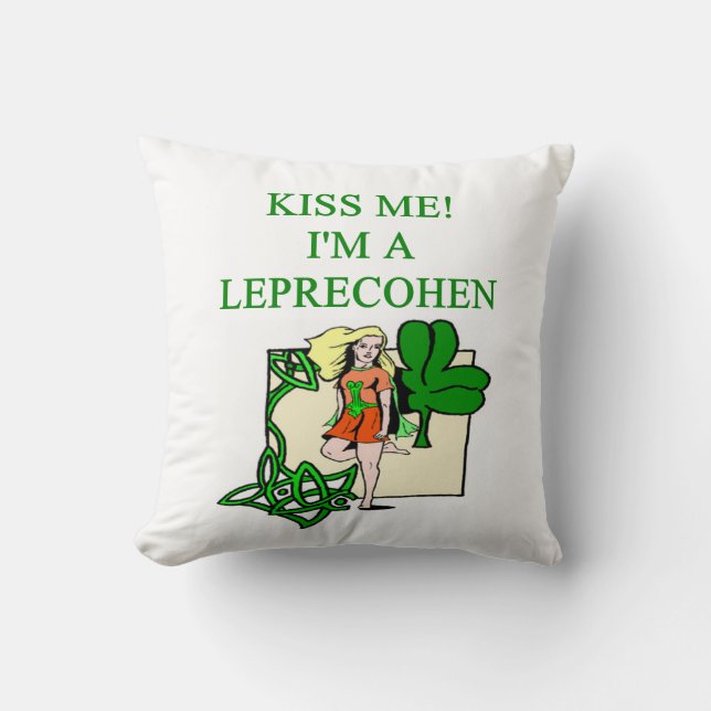 leprechaun joke cushion (Front)