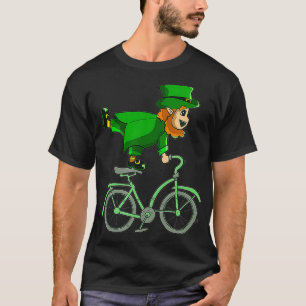 Leprechaun on a Bike  St Patrick's Day Cycling  T-Shirt