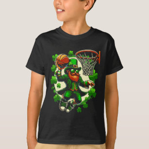 Leprechaun Player Sketll St Patricks Day Gift Men T-Shirt