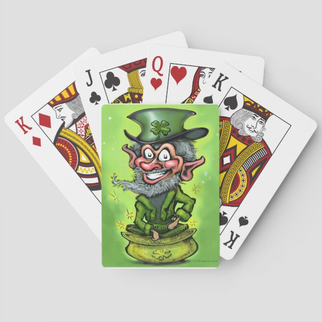 Leprechaun Playing Cards (Back)