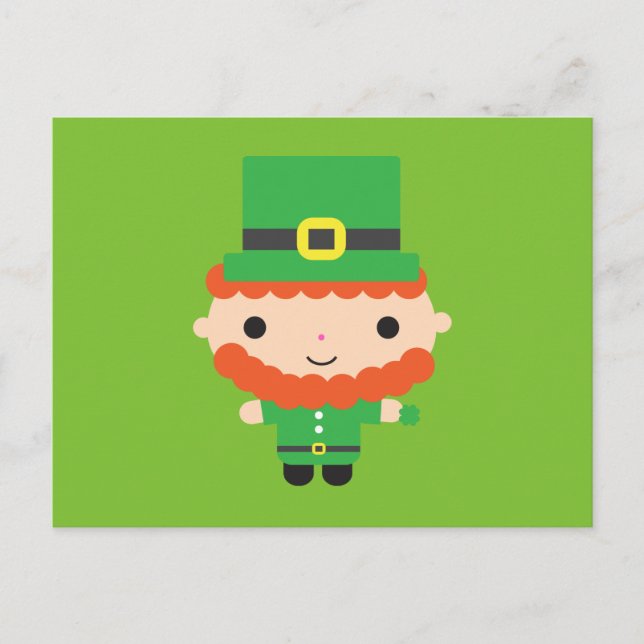 Leprechaun Postcard (Front)