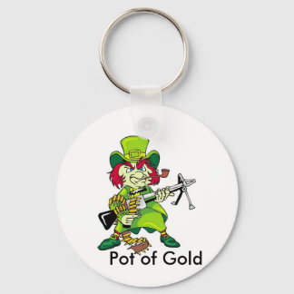leprechaun, Pot of Gold Key Ring