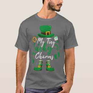 Leprechaun Pregnancy St Patrick's Day 22 My Tiny L T-Shirt