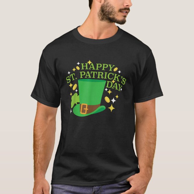 Leprechaun s Choice Happy St Patrick s Day Paddy s T-Shirt (Front)