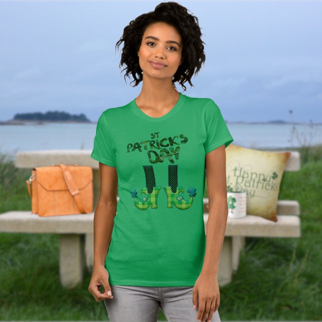 Leprechaun Shoes St Patrick's Day T-Shirt (Creator Uploaded)