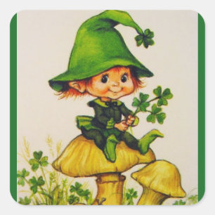 Leprechaun Square Sticker