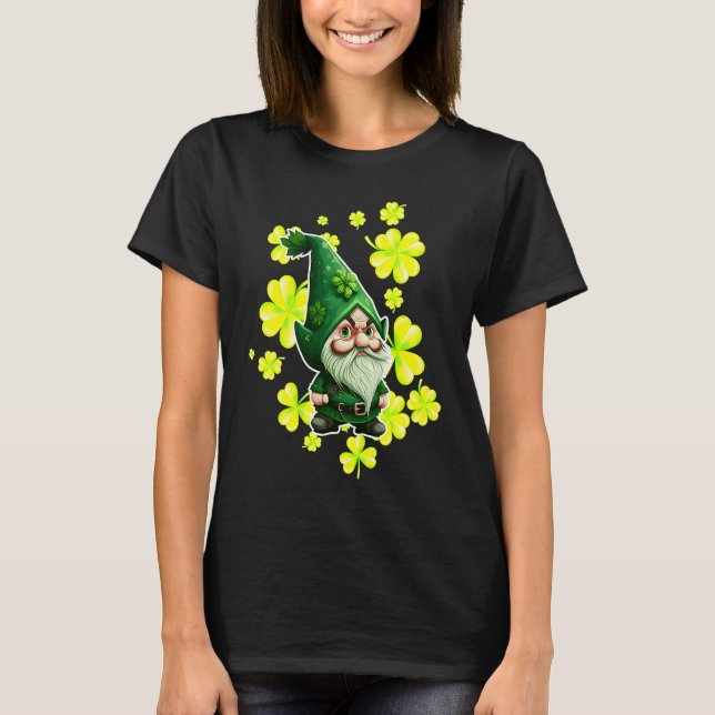 Leprechaun St Patrick's Day Leprechaun Shamrock T-Shirt (Front)