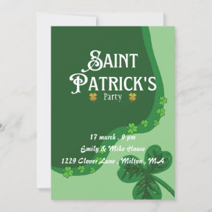 Leprechaun St.Patrick's Day Party Invitation