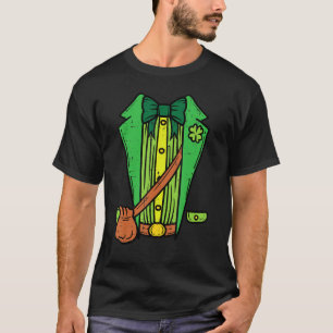 Leprechaun Tuxedo Costume Funny St Patrick Day Boy T-Shirt
