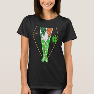 Leprechaun Tuxedo Irish Costume Saint Patricks Day T-Shirt