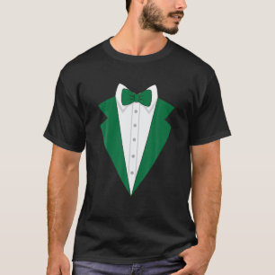 Leprechaun Tuxedo St Patrick's Day Irish Paddy Cos T-Shirt