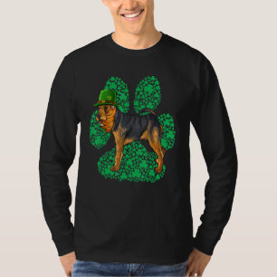 Leprechaun Welsh Terrier St Patricks Day Shamrock T-Shirt