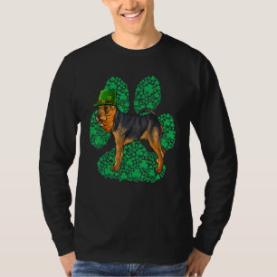 Leprechaun Welsh Terrier St Patricks Day Shamrock  T-Shirt