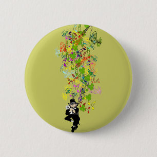 LeprechaunBlackPants 6 Cm Round Badge