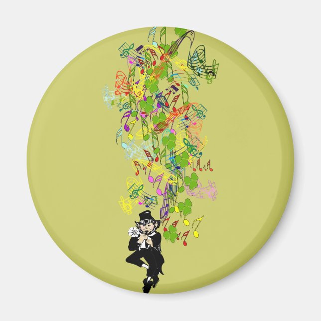 LeprechaunBlackPants Magnet (Front)