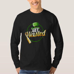 Leprechauns Hat Get Wasted With Beer On St Patrick T-Shirt