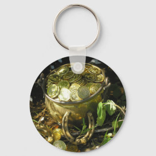 Leprechaun's Pot of Gold! Keychain